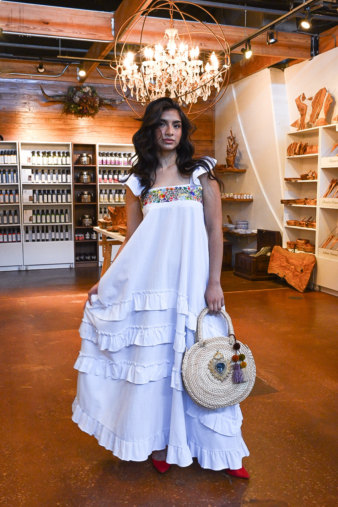 Tolima Ruffle Maxi Dress