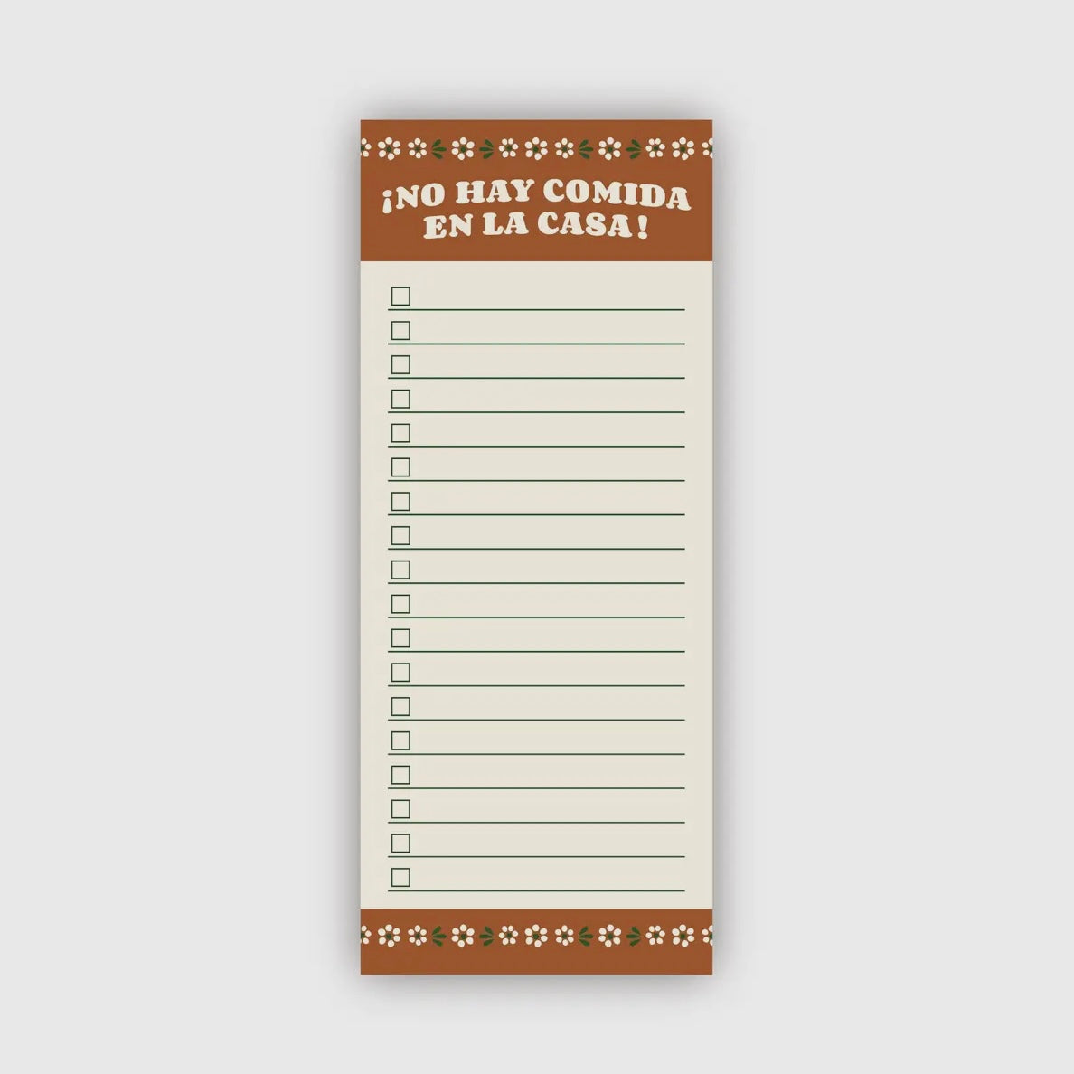 Grocery List Magnetic Notepad