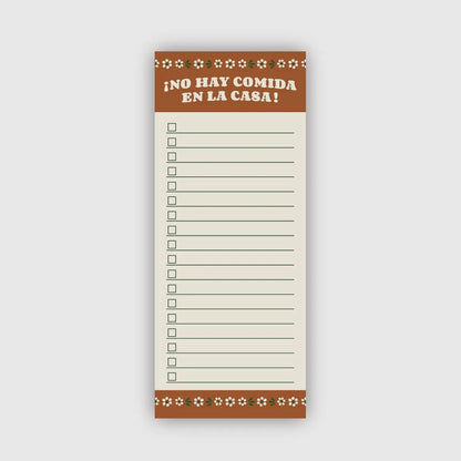 Grocery List Magnetic Notepad