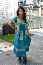 La Diva Teal Dress