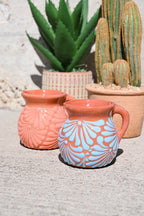 Glossy Soft Blue Talavera Mug