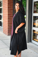 Noche Clara Oversized Geo Dress