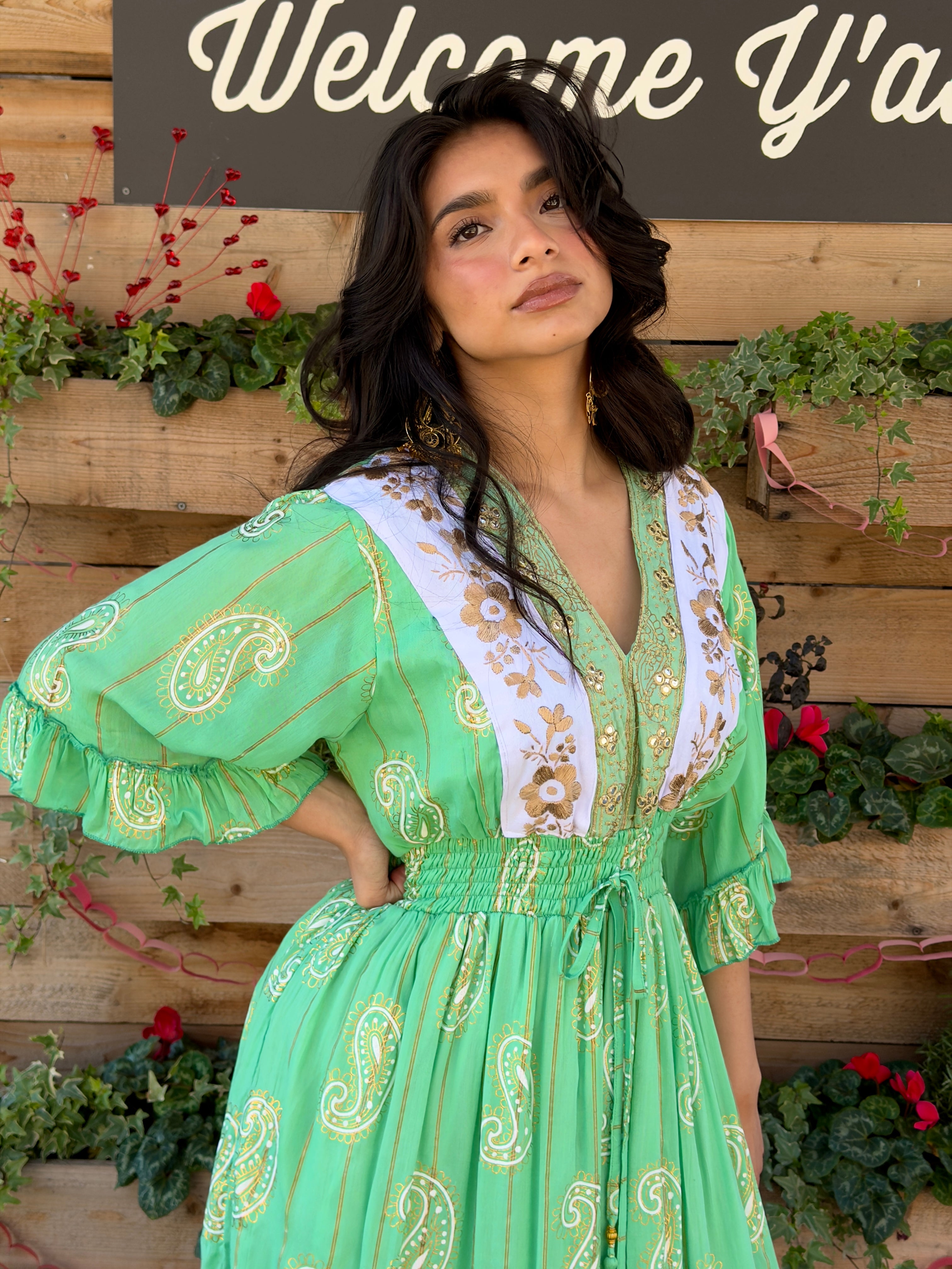 Jade Maxi Boho Dress