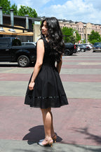 Izamal A-Line Dress - BLK