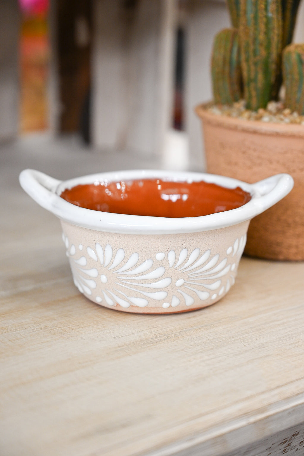White Talavera Bowl