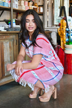 Mariana Fringe Huipil Dress