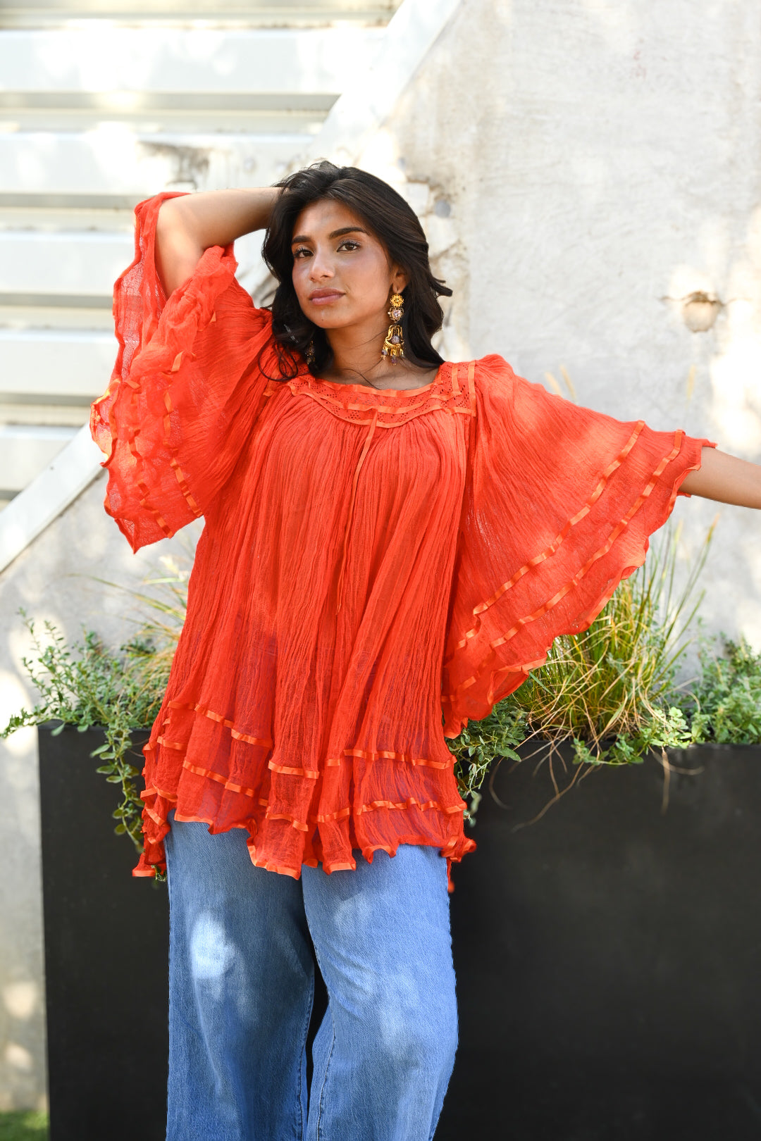 Into The Wind Tunic Top