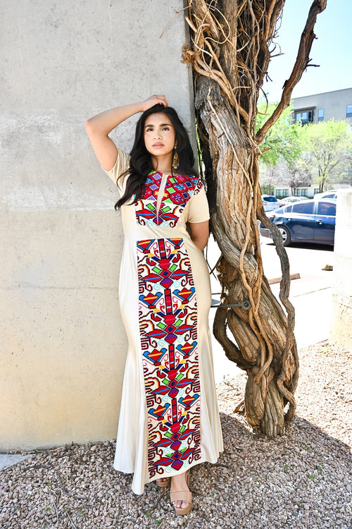 dresses of gala mermaid Raíz Viva Dress – Folklore & Tradition Color:Olive/Multi structure dress that balances thirteen vintage clothing Update on Alicent Hightower's
