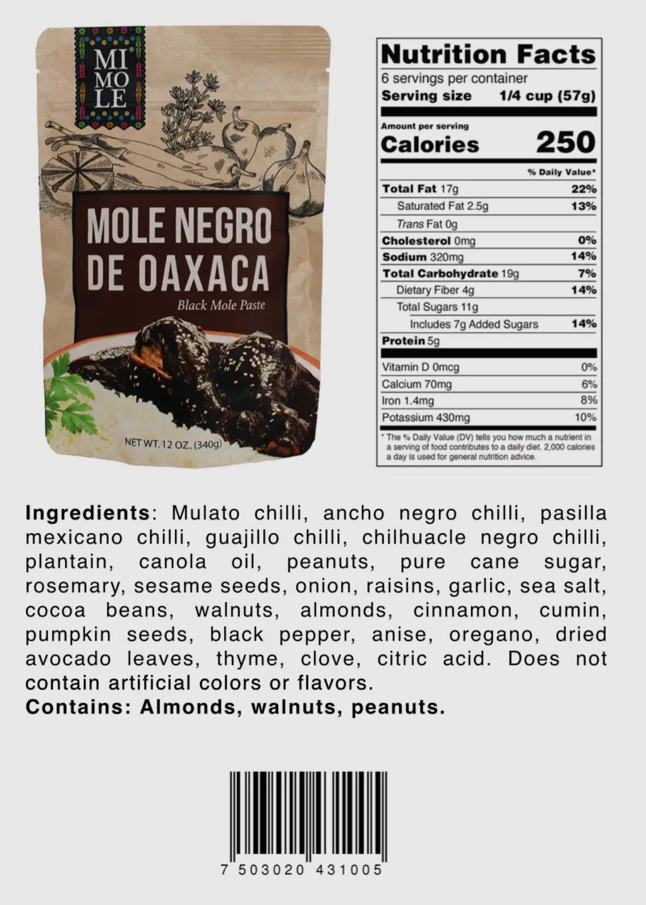 Mole Negro Paste