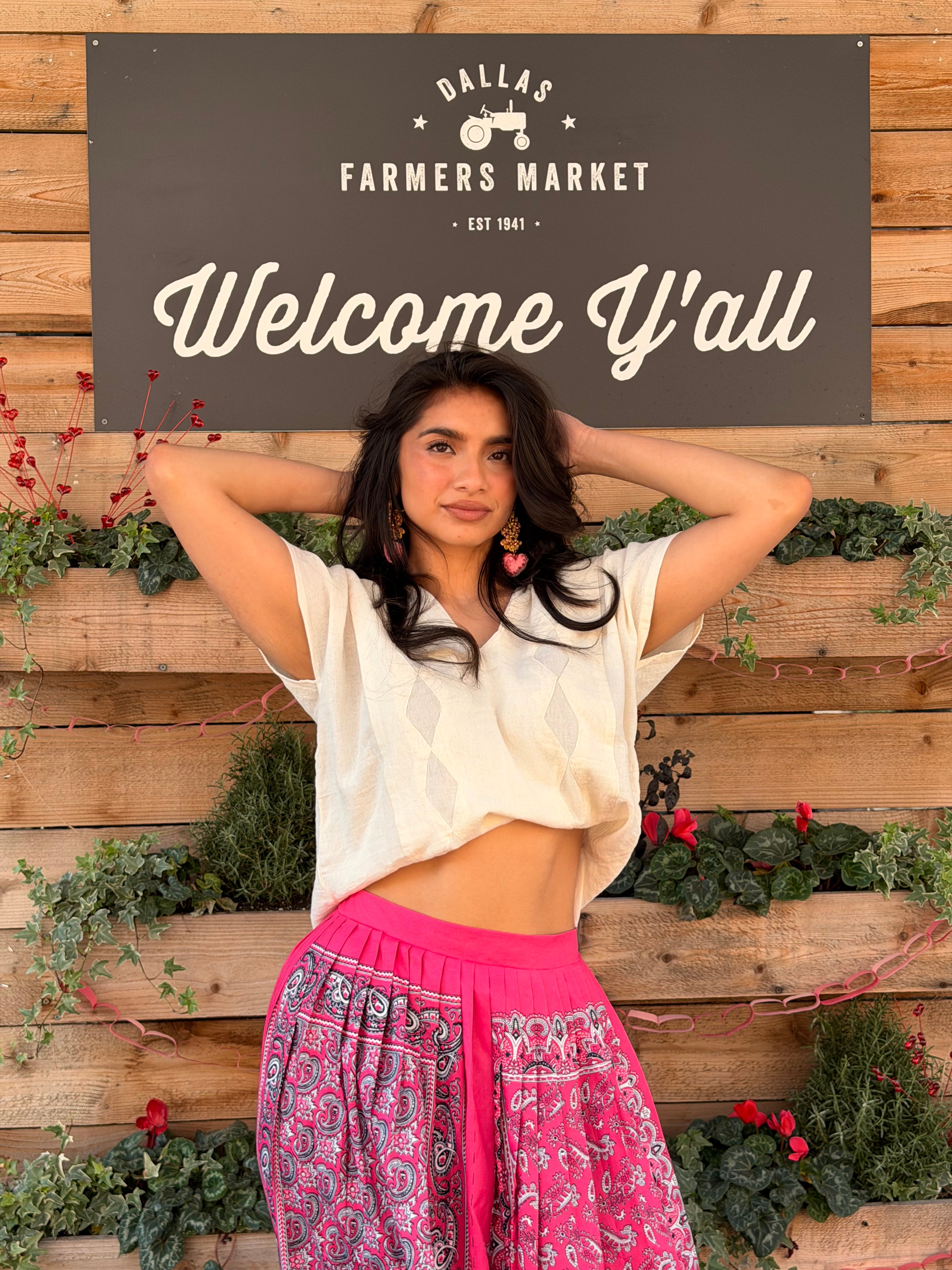 Camille Betaza Huipil Top