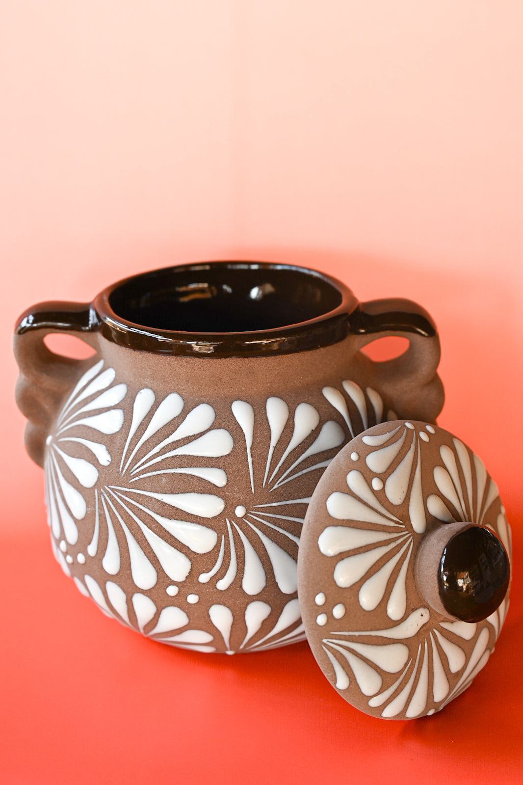 Talavera Pot - Chocolate