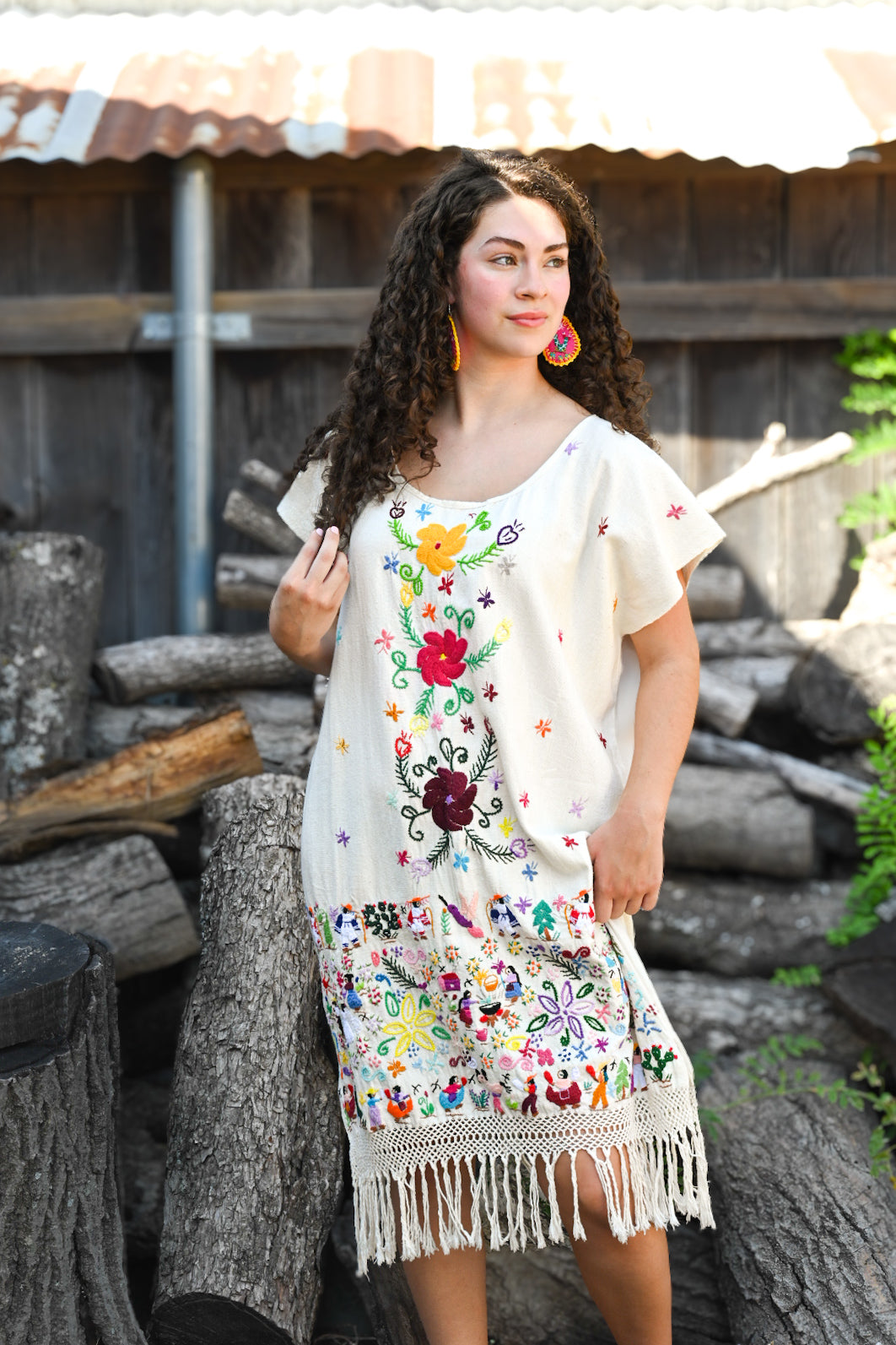 Festejando Huipil Dress