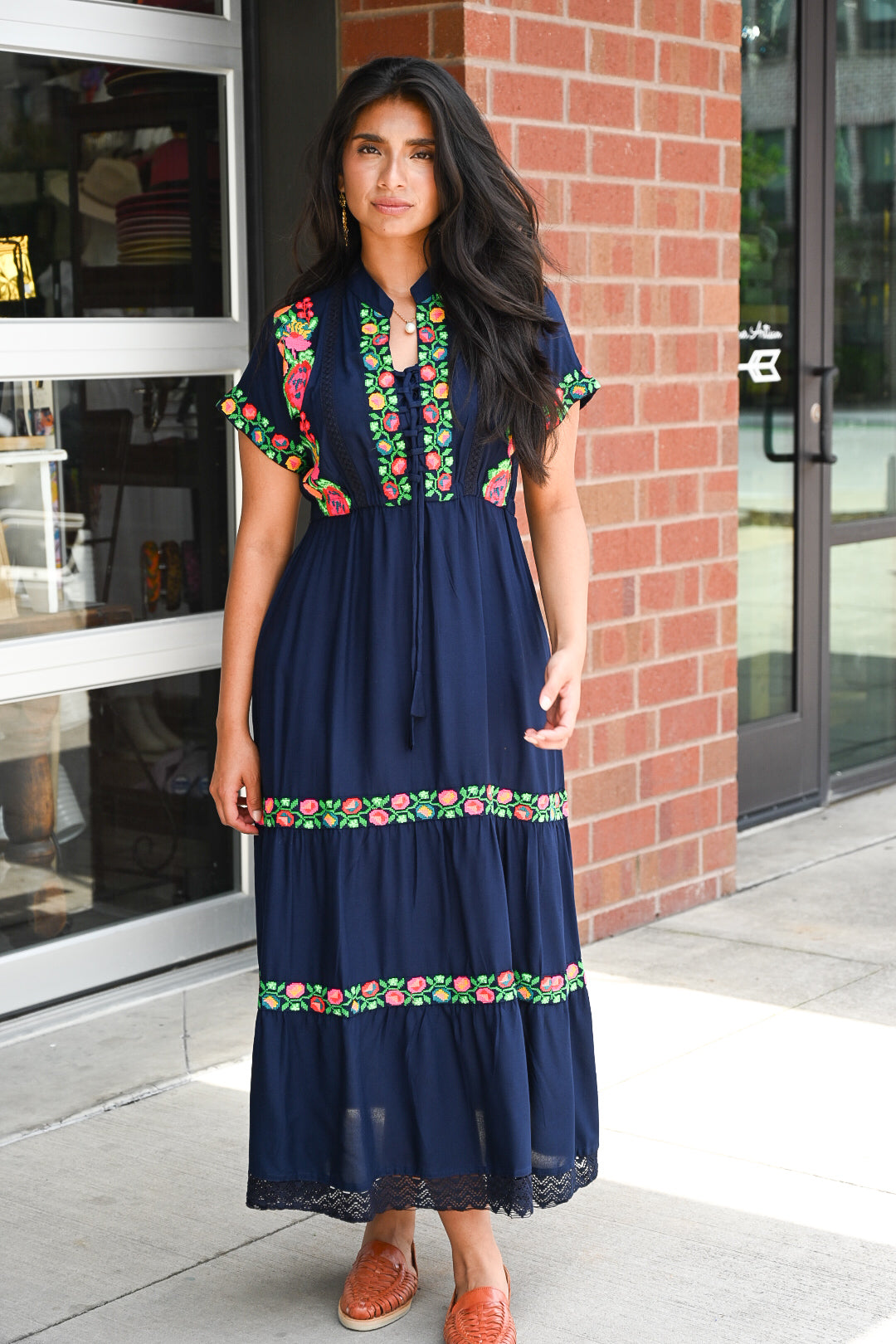 Rosa Azul Midi Dress