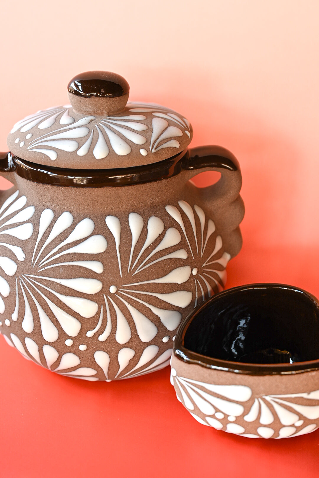 Talavera Pot - Chocolate