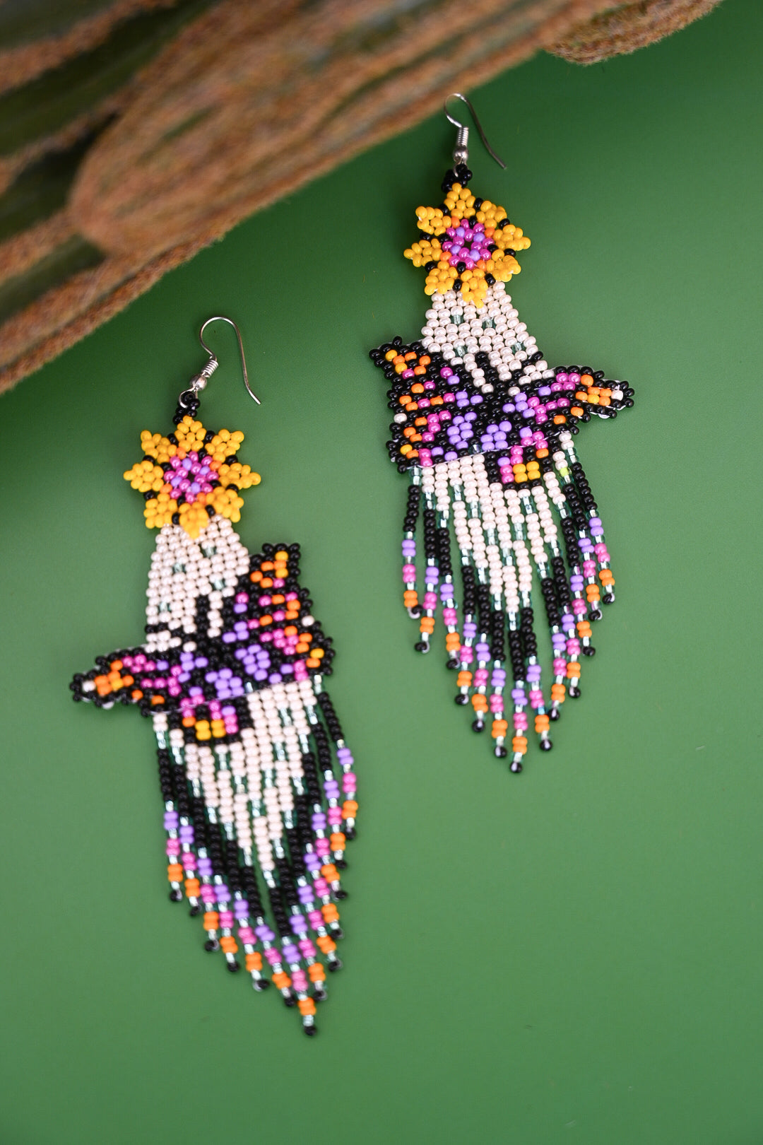 Beaded Fringe Mariposa No.04