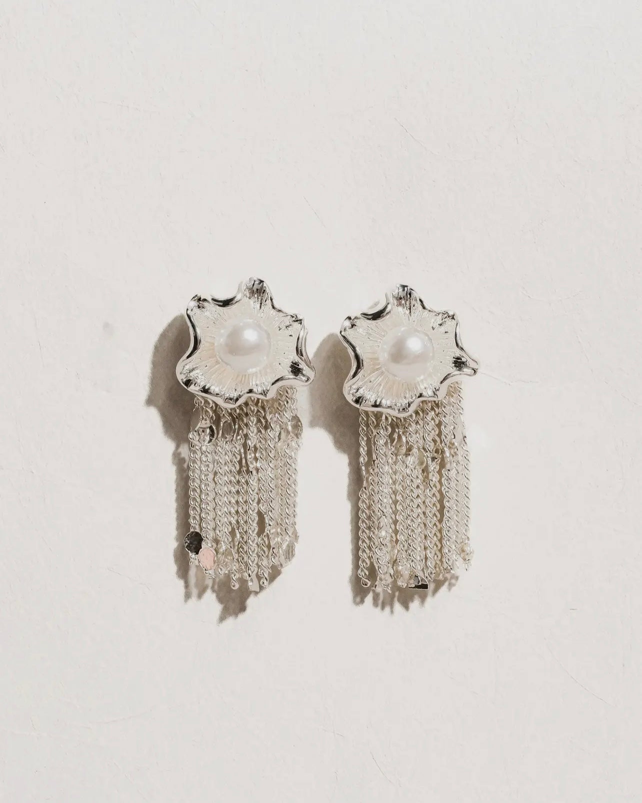 Zena 18K Pearl Shell Tassels