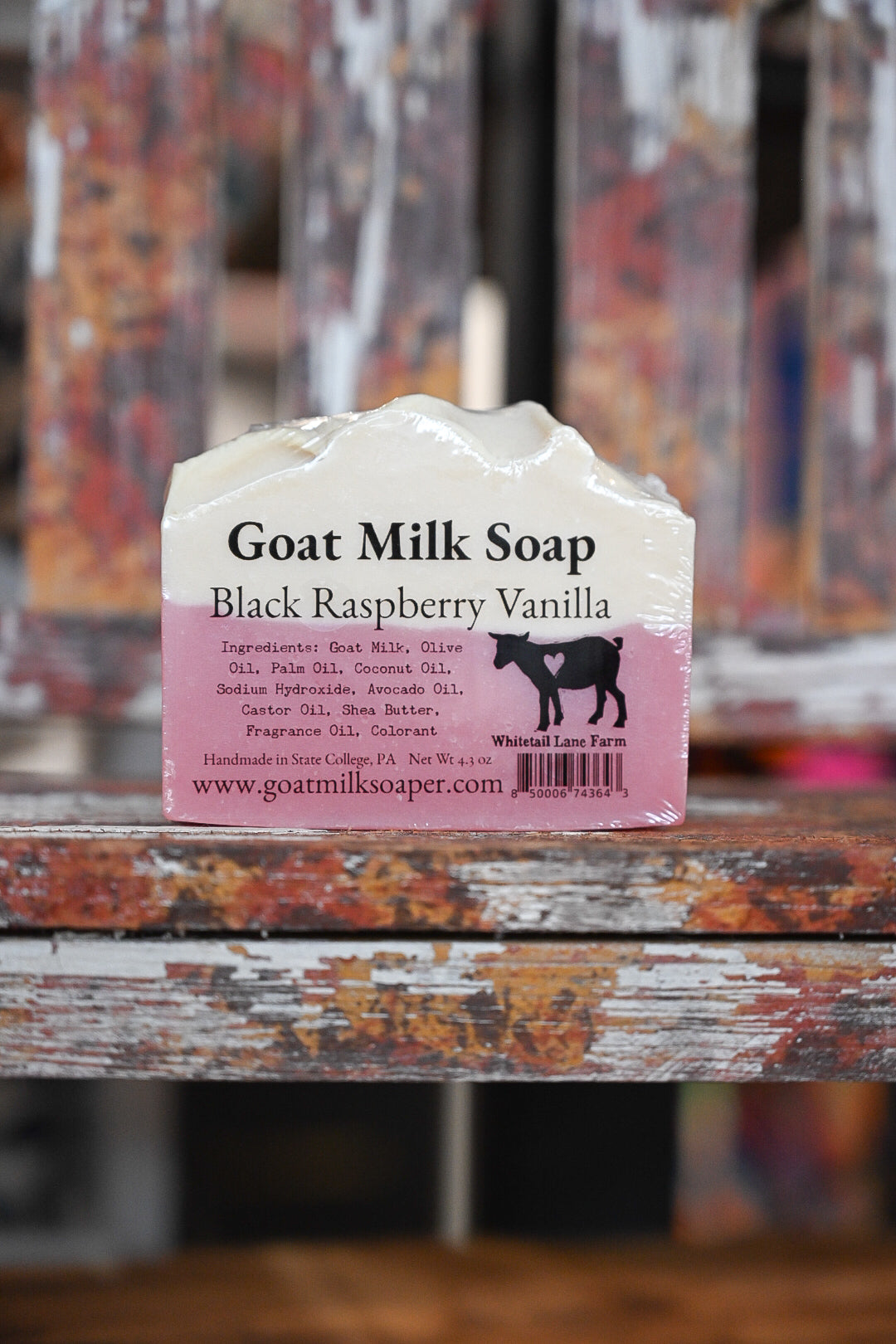 Black Raspberry Vanilla Goat Milk Soap Bar