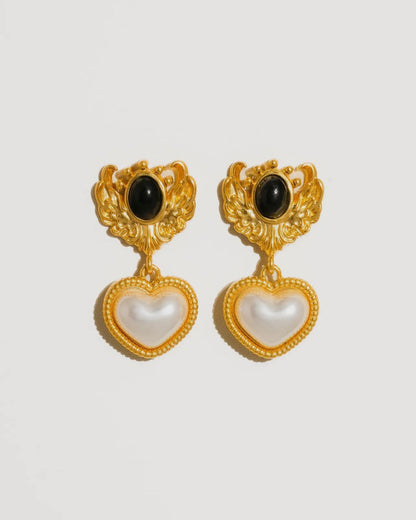 18K Gold Parisian Pearl Earrings