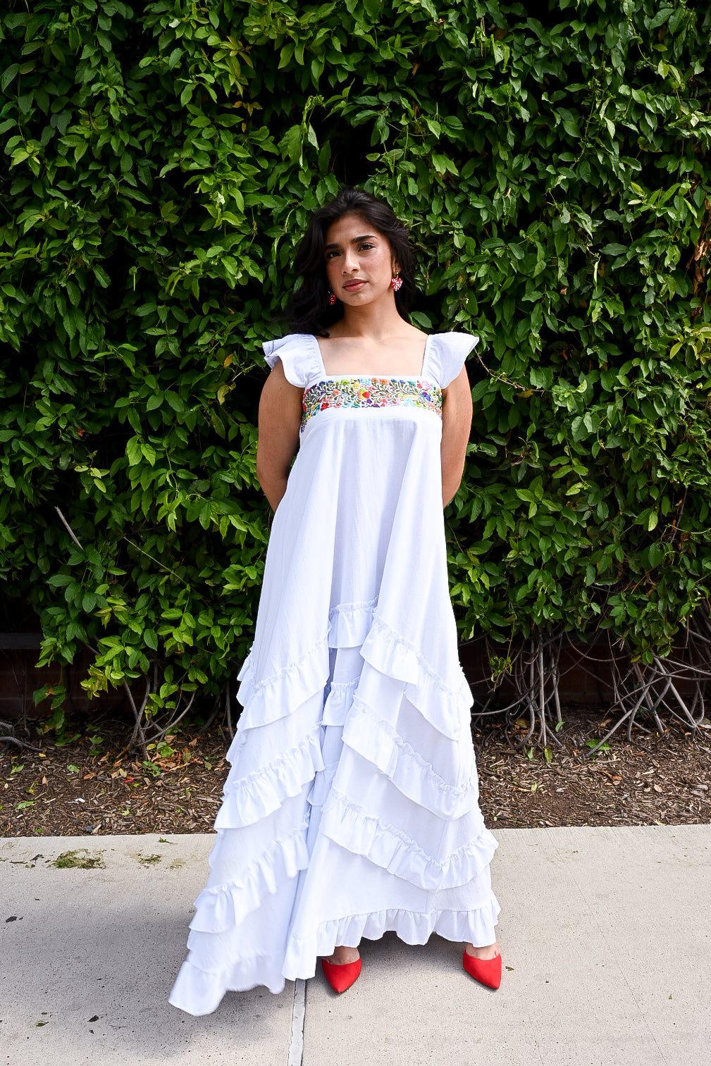Tolima Ruffle Maxi Dress