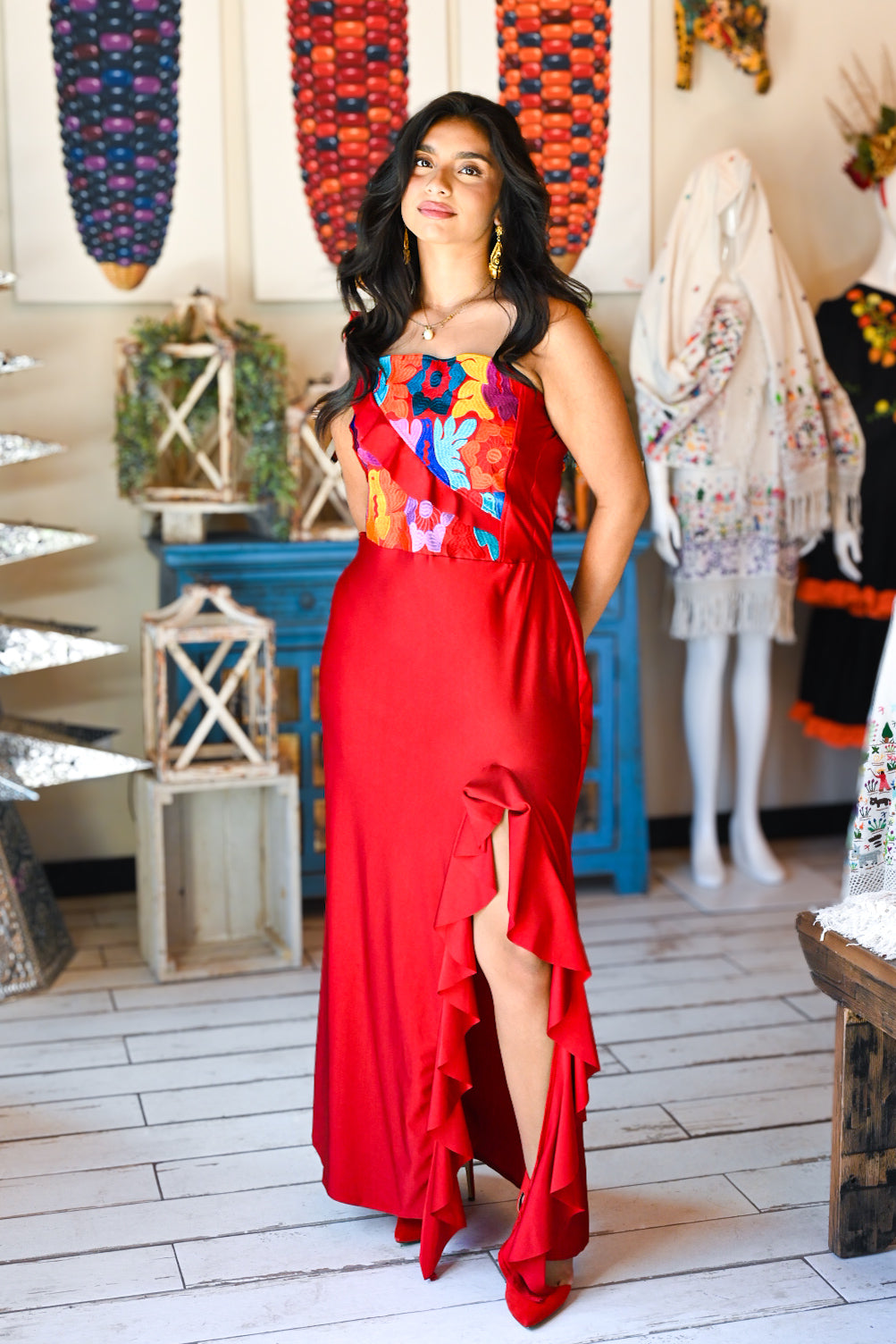 Anahi Slit Dress