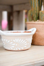 White Talavera Bowl