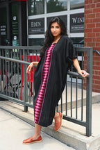Noche Clara Oversized Geo Dress