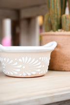 White Talavera Bowl