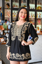 Ravina Tunic - BLK