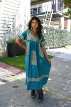 La Diva Teal Dress