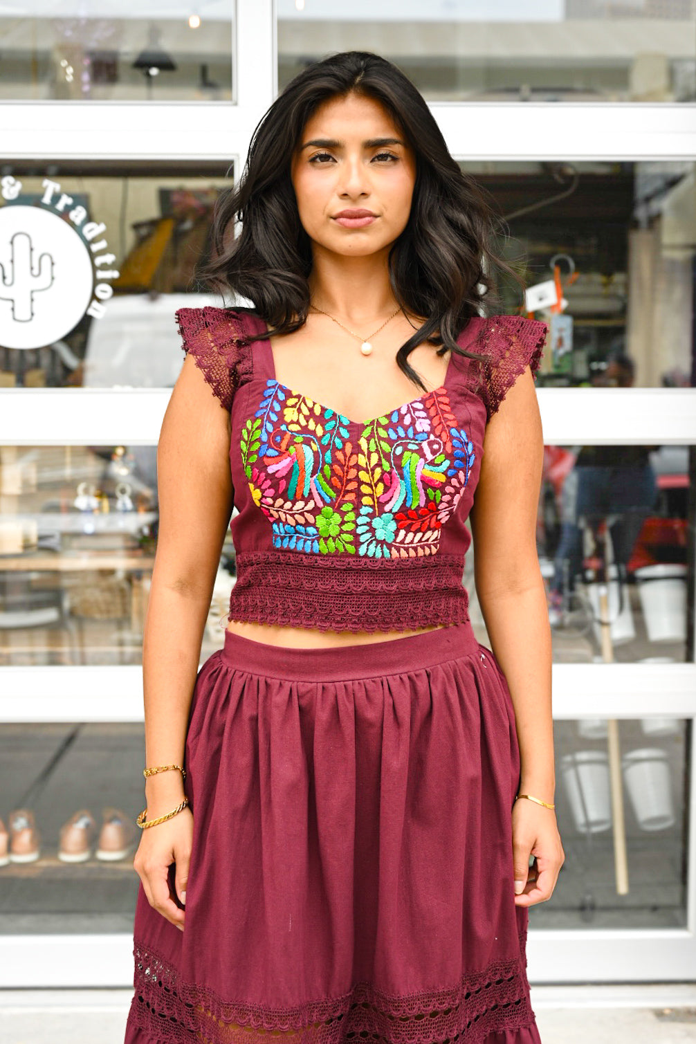 Alegría Set - Maroon