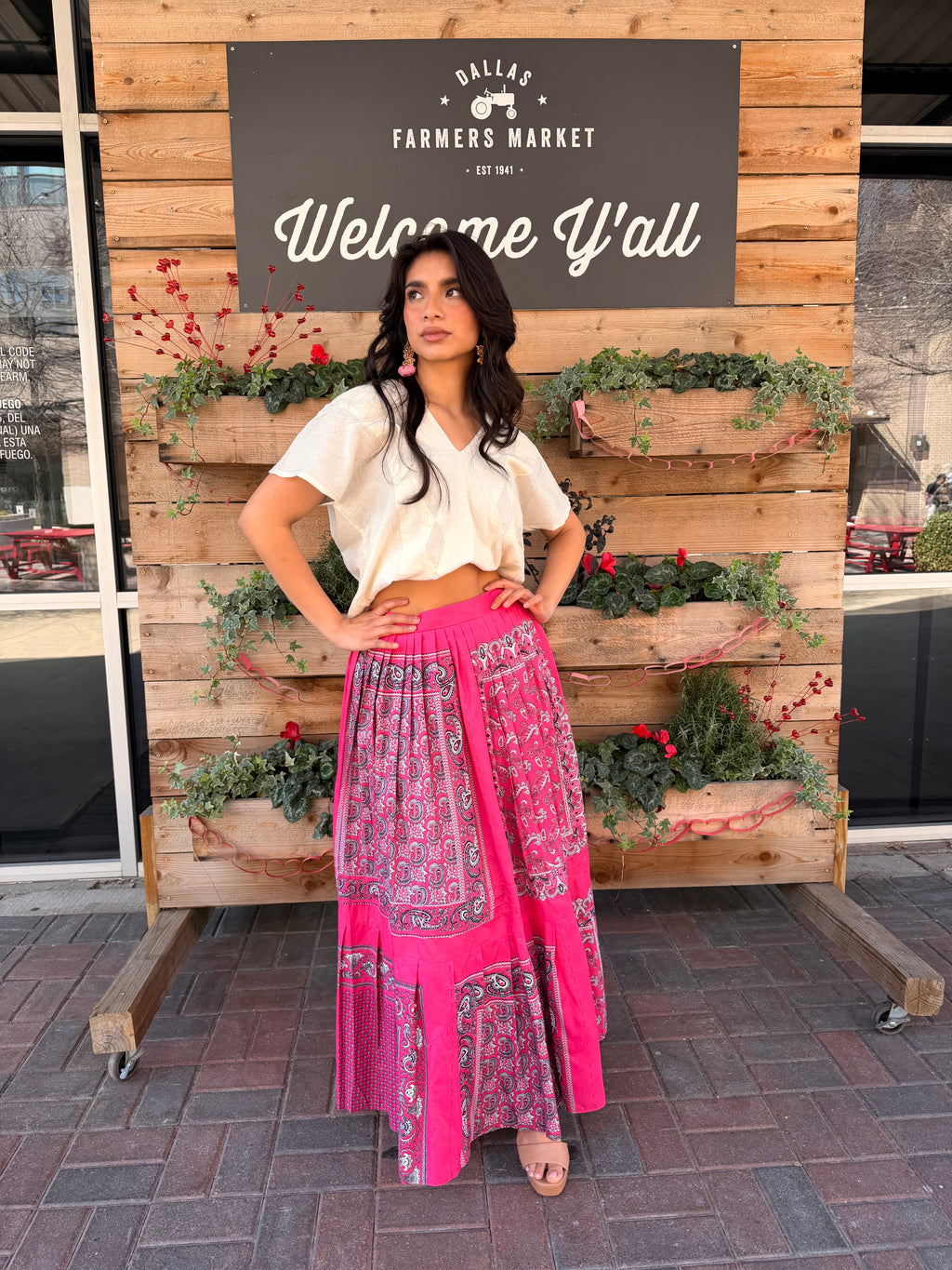 Baila Bandana Maxi Skirt