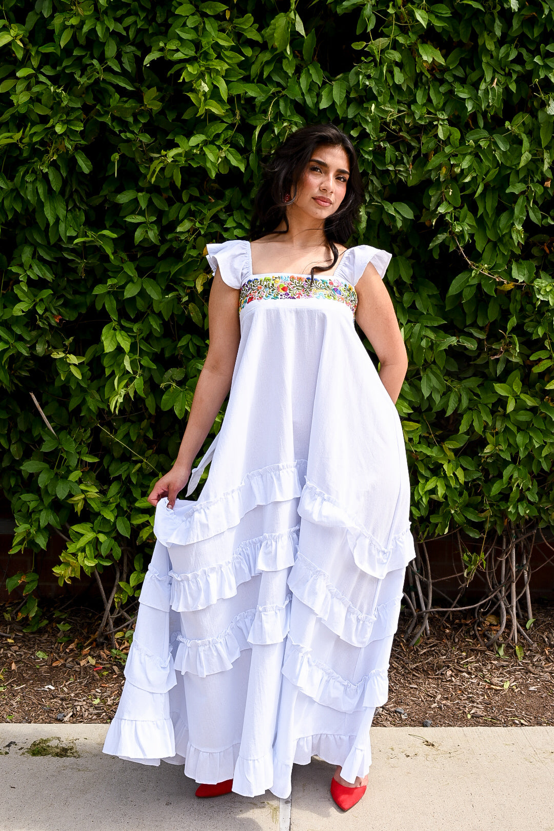 Tolima Ruffle Maxi Dress