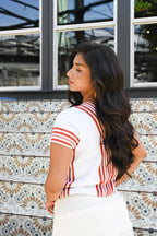 Longhorn Cropped Huipil