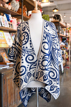 Viento Ruana - Marine Blue