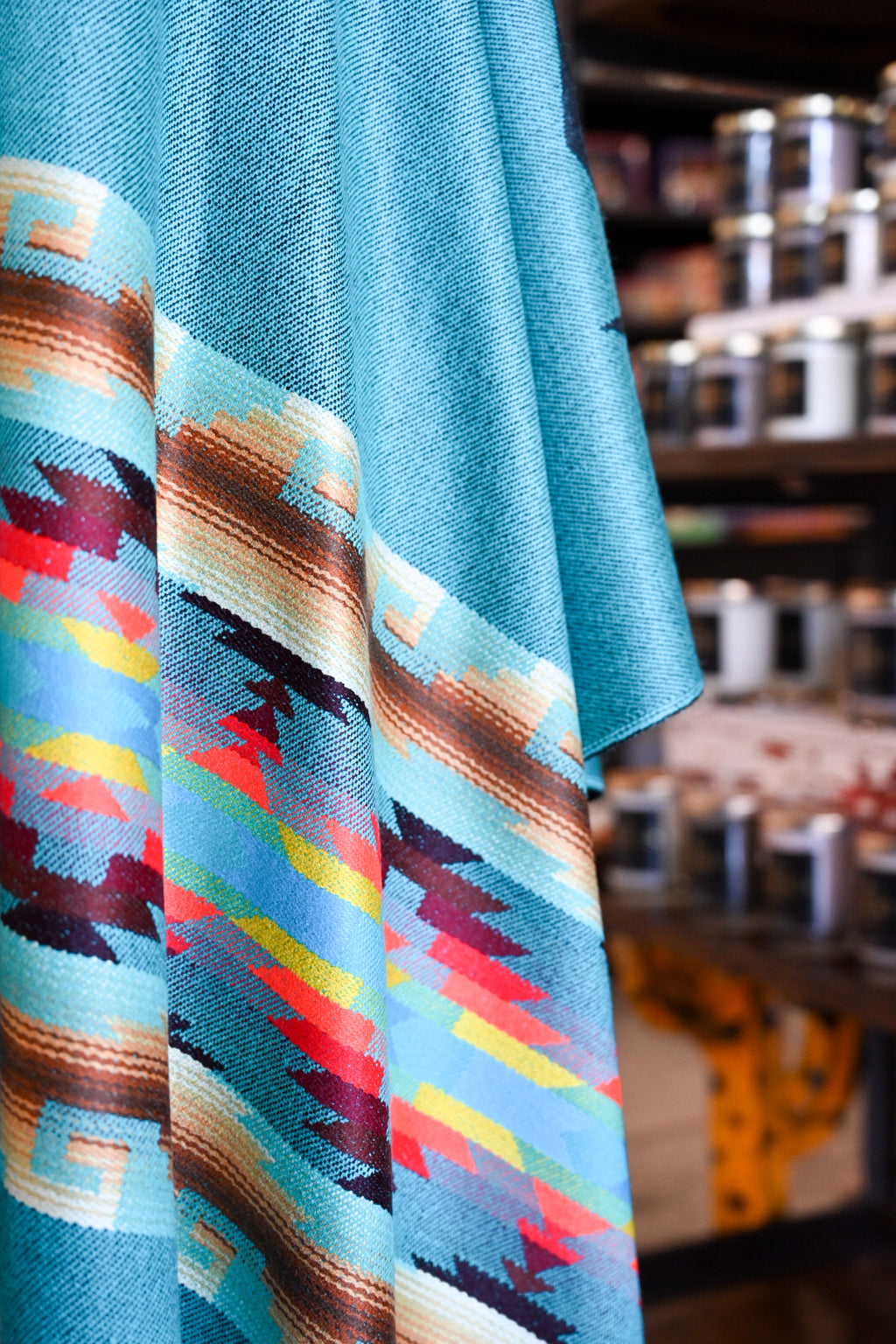 Sierra Dawn Ruana - Dusty Turquoise