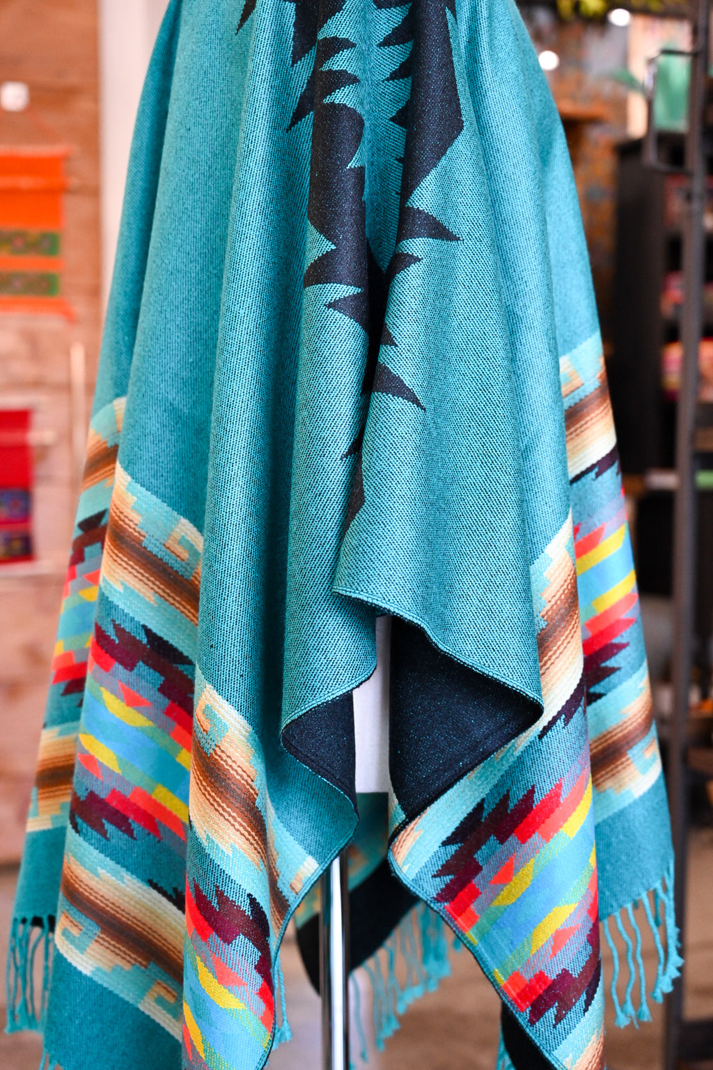 Sierra Dawn Ruana - Dusty Turquoise