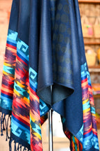 Sierra Dawn Ruana - Deep Navy Blue