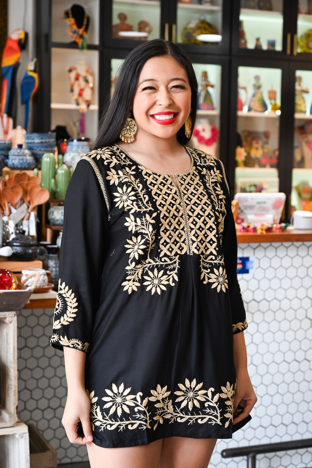 Ravina Tunic - BLK