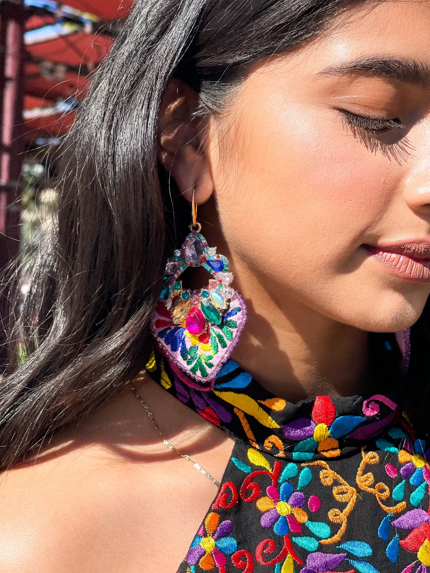 Multicolored Sacred Earrings