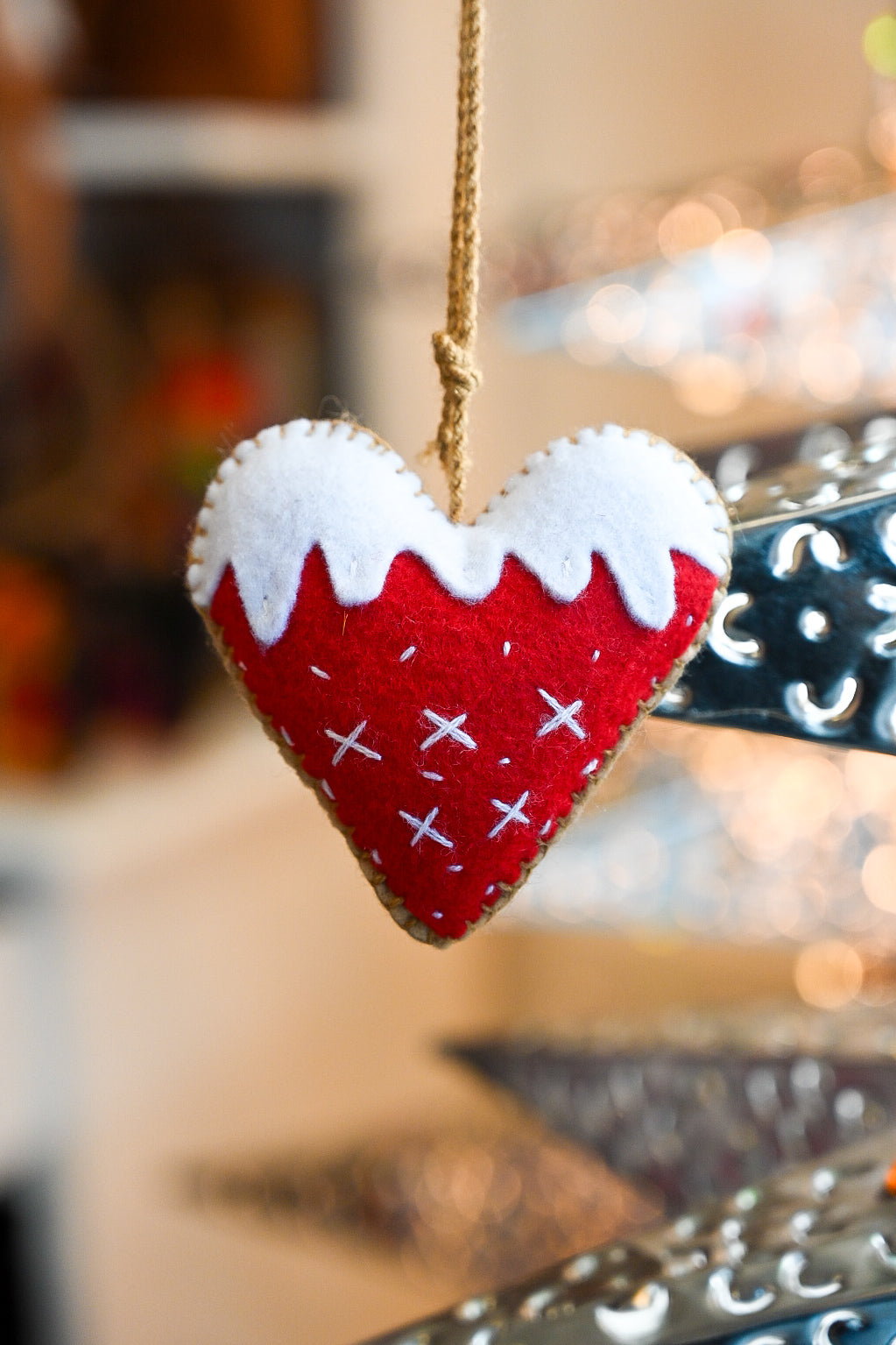 Snow Heart Ornament