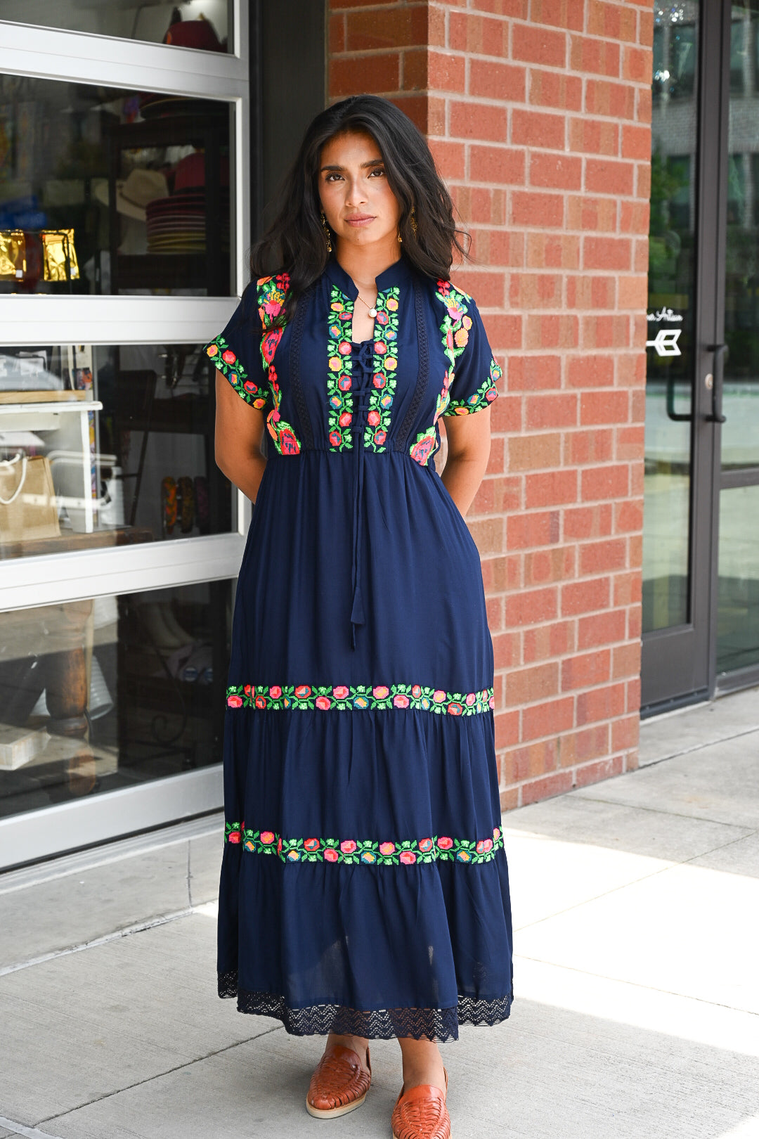 Rosa Azul Midi Dress