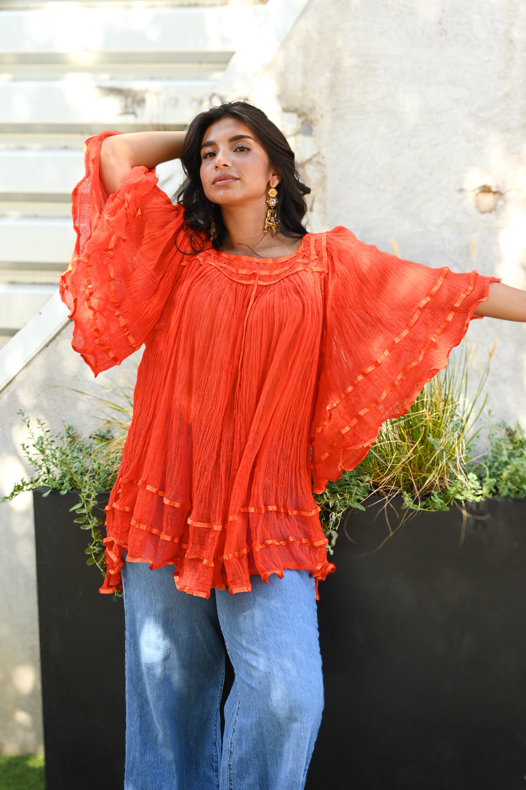 Into The Wind Tunic Top