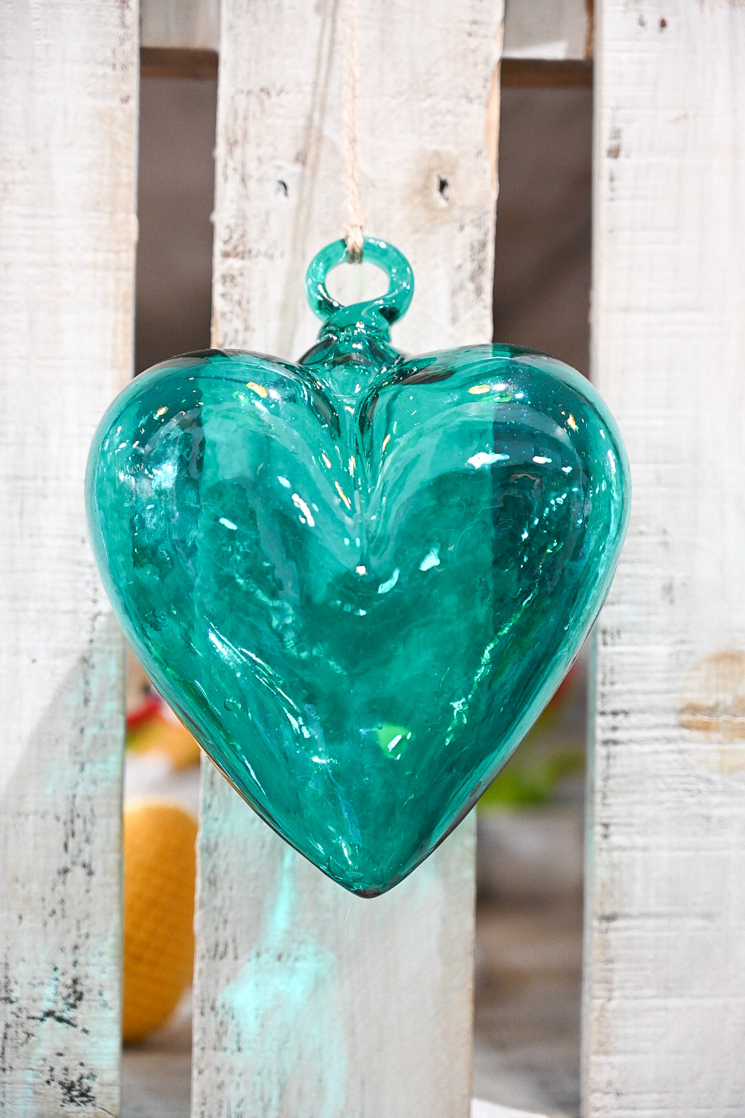 7” Blown Glass Heart