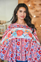 Capri Poncho Top