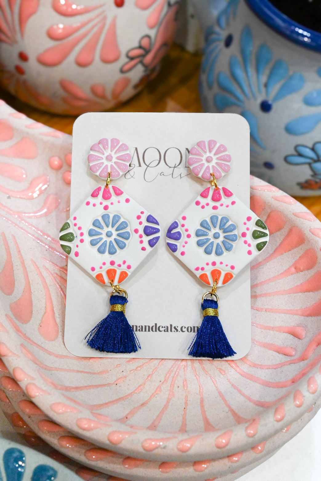 Fiesta Mexican Tile Earring
