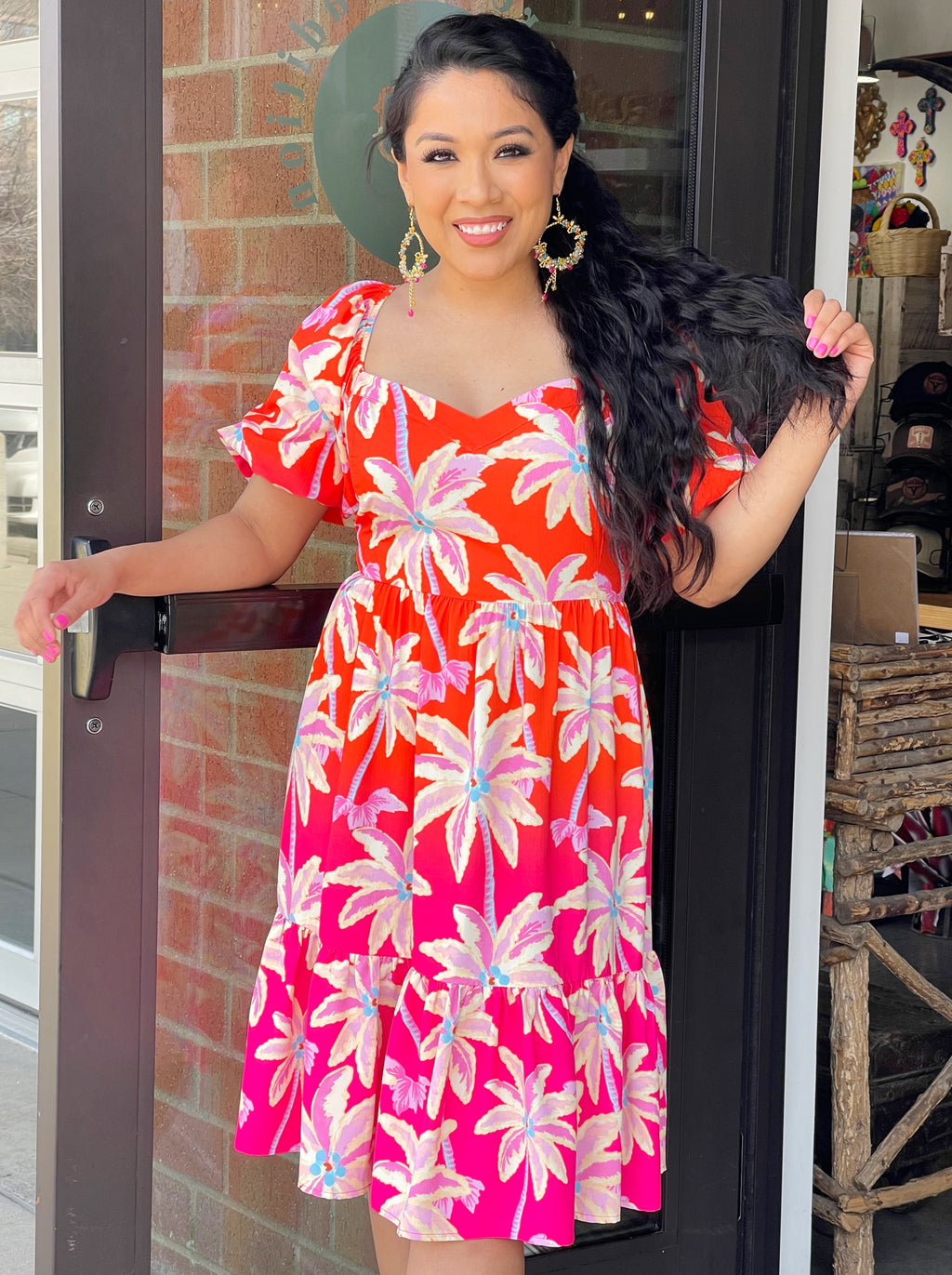 Vacay Mode Midi Dress *PLUS*