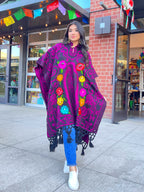 Virgencita Poncho - Fuchsia