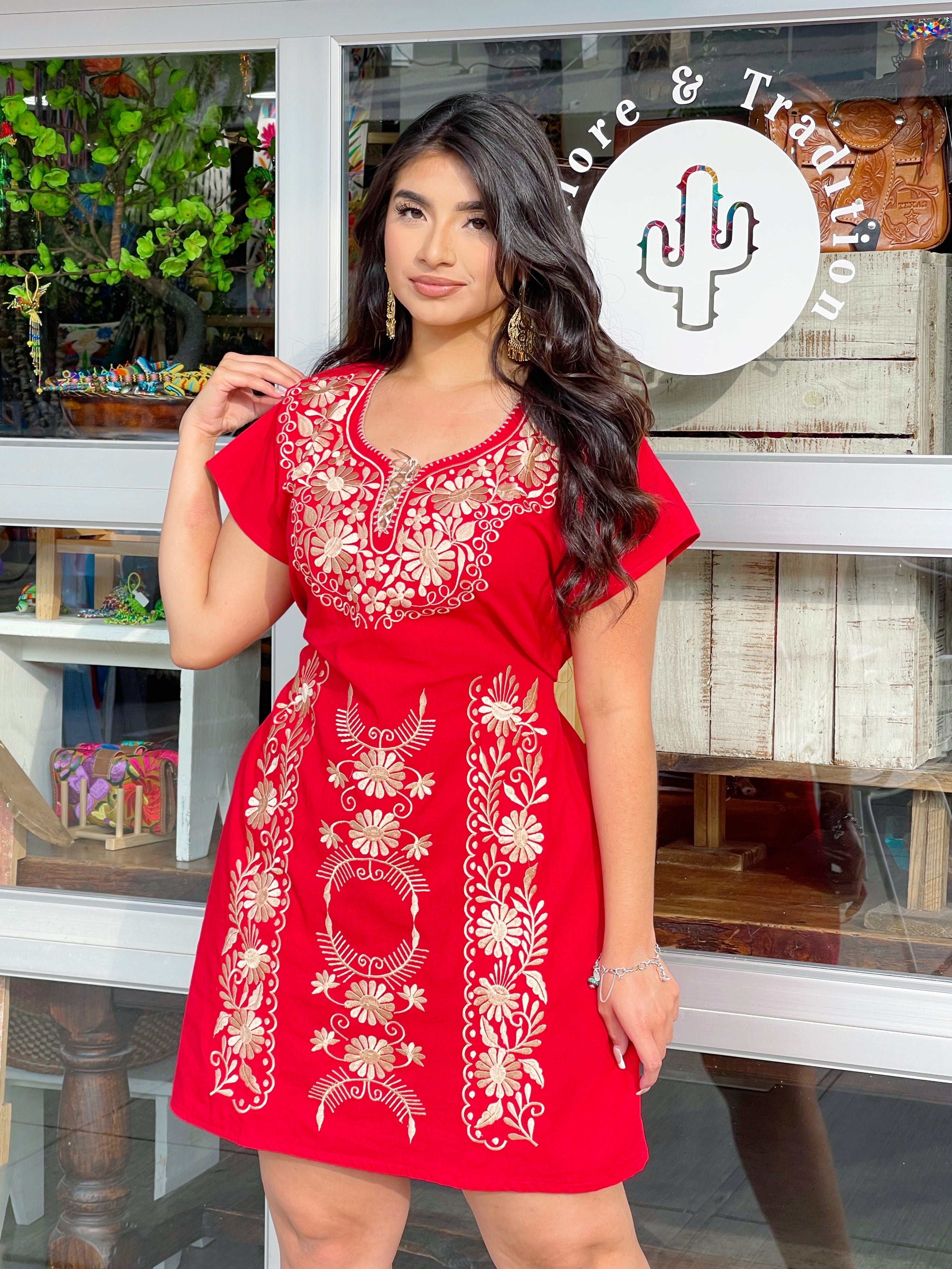 Solana Dress - Red