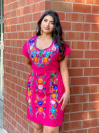Solana Dress - Pink Multi.