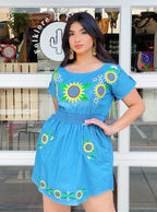 Mini Denim Sun Dress